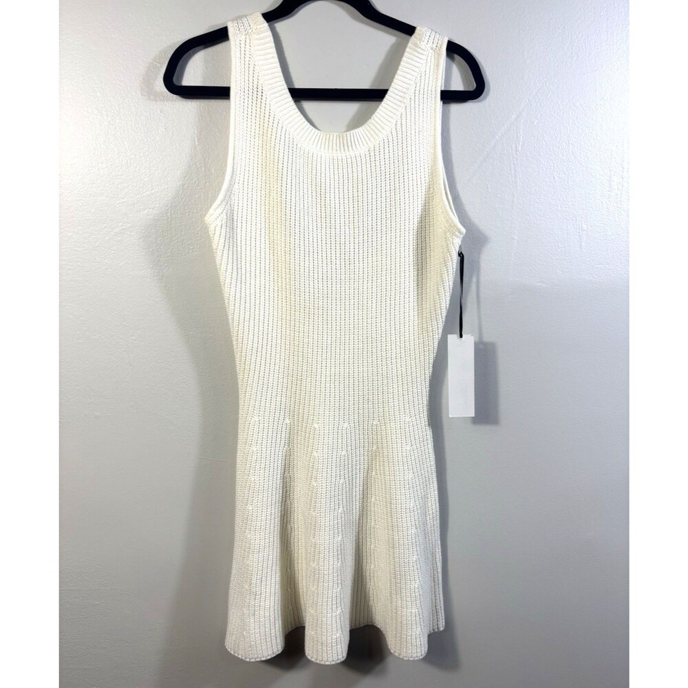 NWT Lovers + Friends Size M Womens Cream Knit Sweater Dress - NEW!